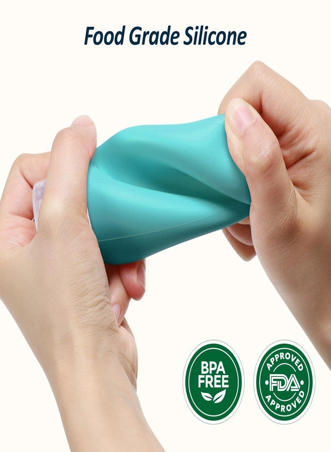 PACKISM TSA Approved Toiletry Bag with Bottles - Travel Accessories 8 Pack Leakproof 3.4oz Silicone Travel Bottles for Toiletries, Shampoo Conditioner Lotion Body Wash BPA Free, Black - Image 3